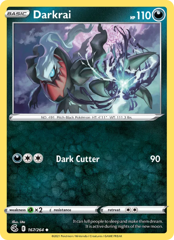Darkrai · Fusion Strike 167/264