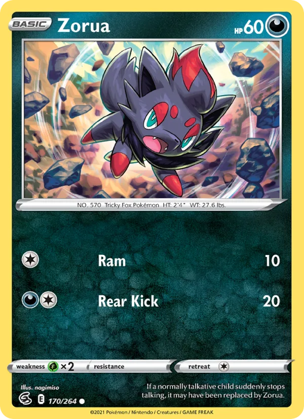Zorua · Fusion Strike 170/264