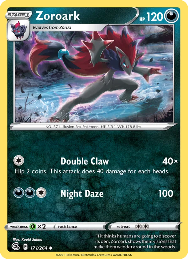 Zoroark · Fusion Strike 171/264