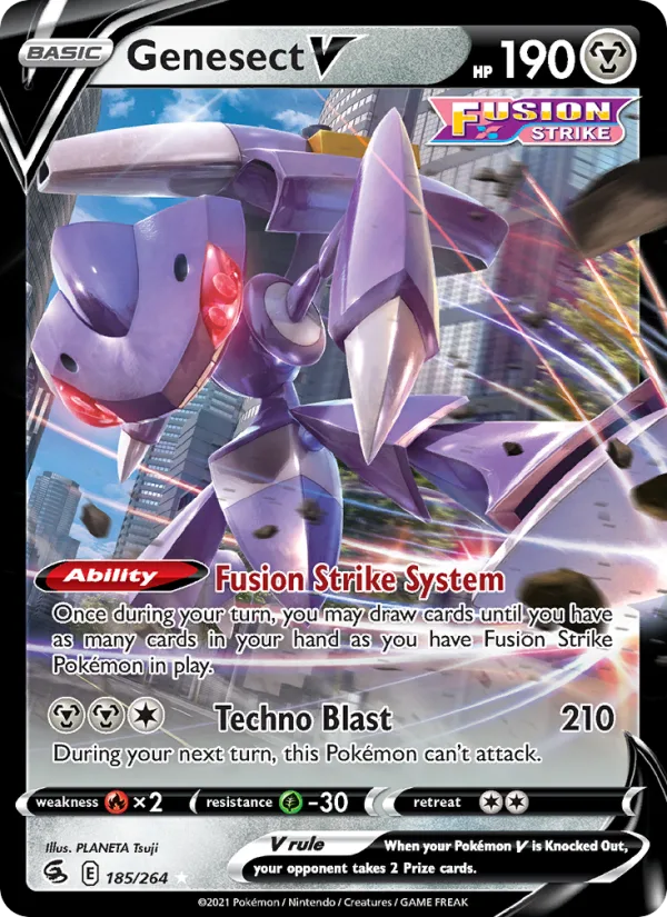 Genesect V · Fusion Strike 185/264