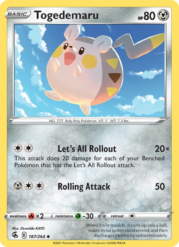 Togedemaru · Fusion Strike 187/264