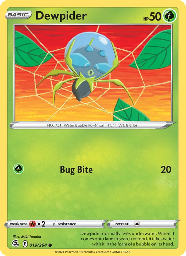 Dewpider · Fusion Strike 19/264
