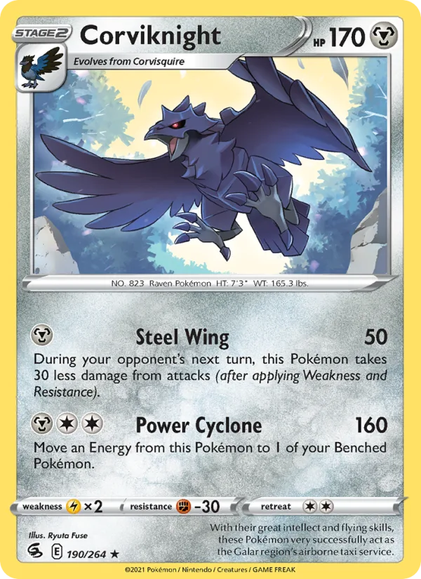 Corviknight · Fusion Strike 190/264