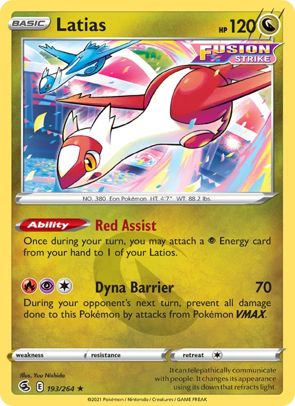 Latias · Fusion Strike 193/264