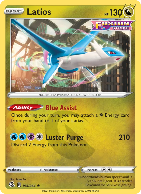 Latios · Fusion Strike 194/264