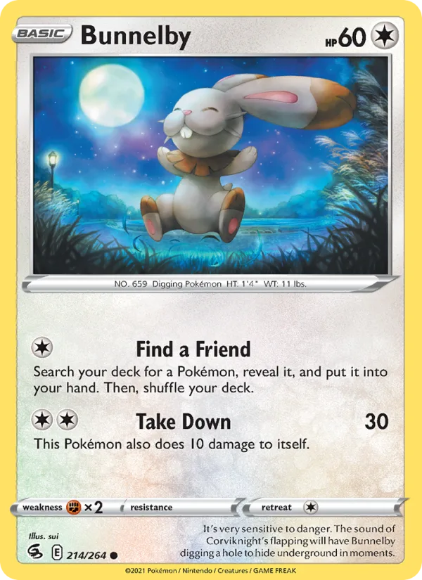 Bunnelby · Fusion Strike 214/264