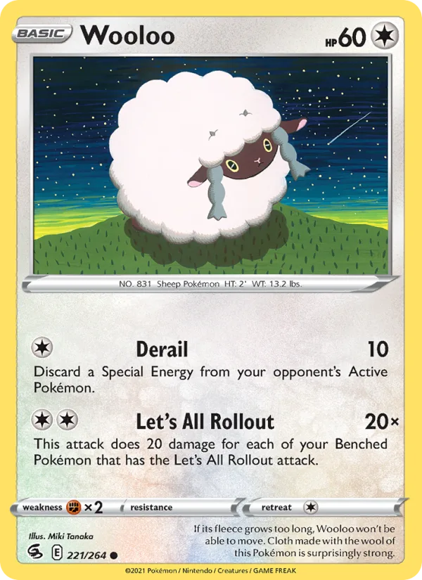 Wooloo · Fusion Strike 221/264