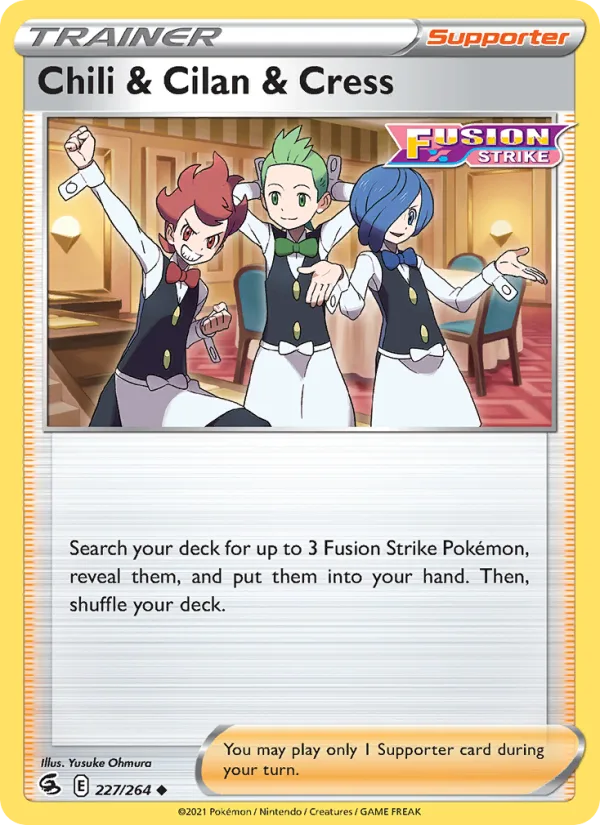 Chili & Cilan & Cress · Fusion Strike 227/264