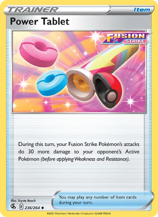 Power Tablet · Fusion Strike 236/264