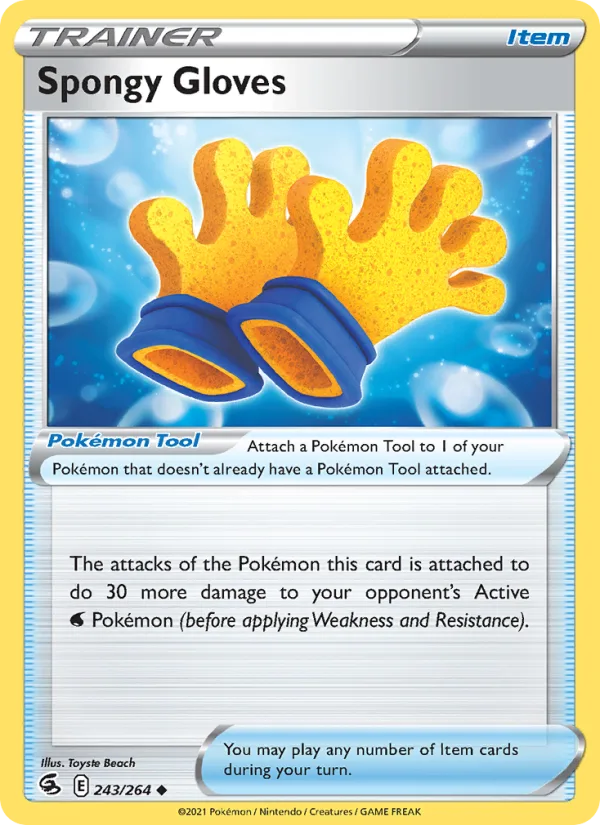 Spongy Gloves · Fusion Strike 243/264