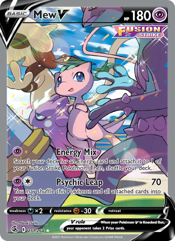 Mew V · Fusion Strike 251/264