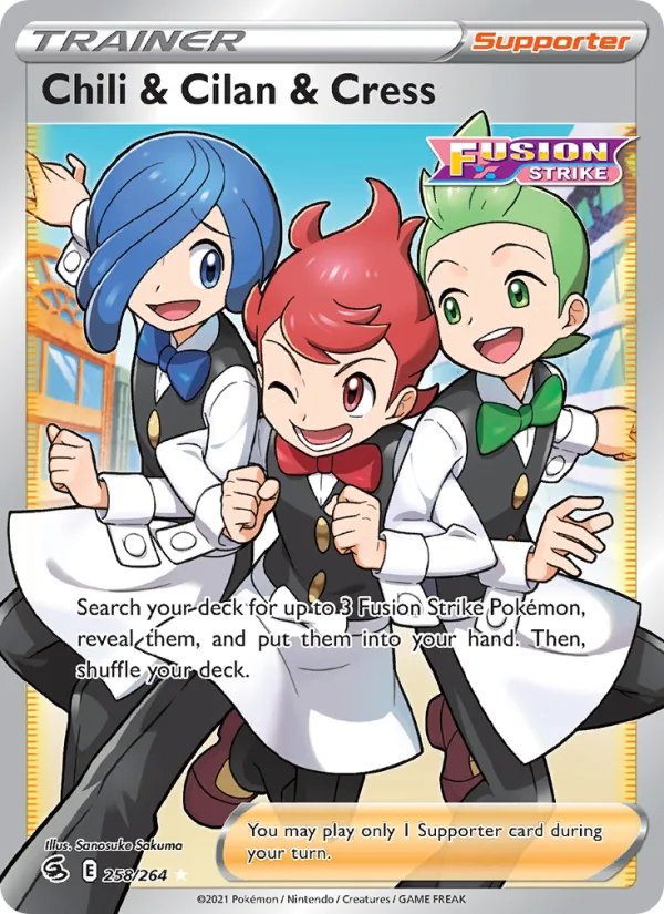 Chili & Cilan & Cress · Fusion Strike 258/264
