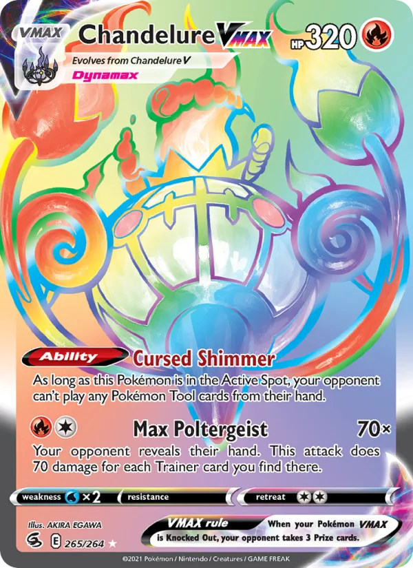 Chandelure VMAX · Fusion Strike 265/264