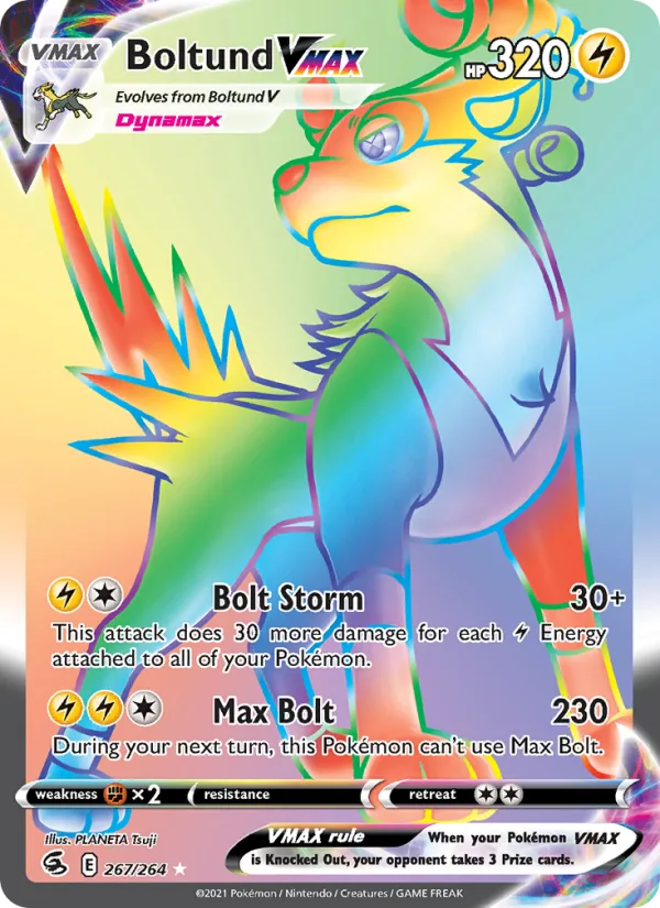 Boltund VMAX · Fusion Strike 267/264