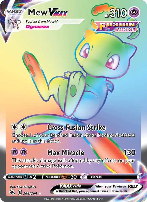 Mew VMAX · Fusion Strike 268/264
