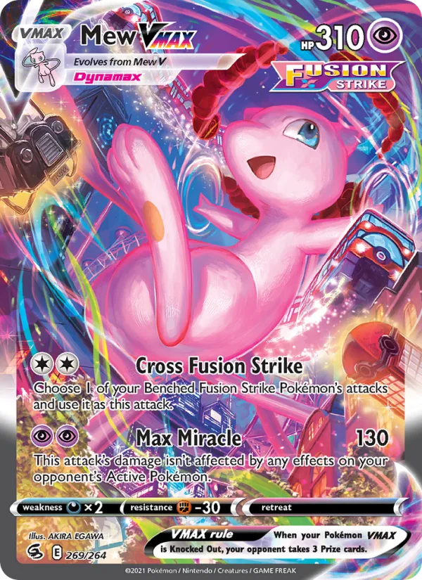 Mew VMAX · Fusion Strike 269/264