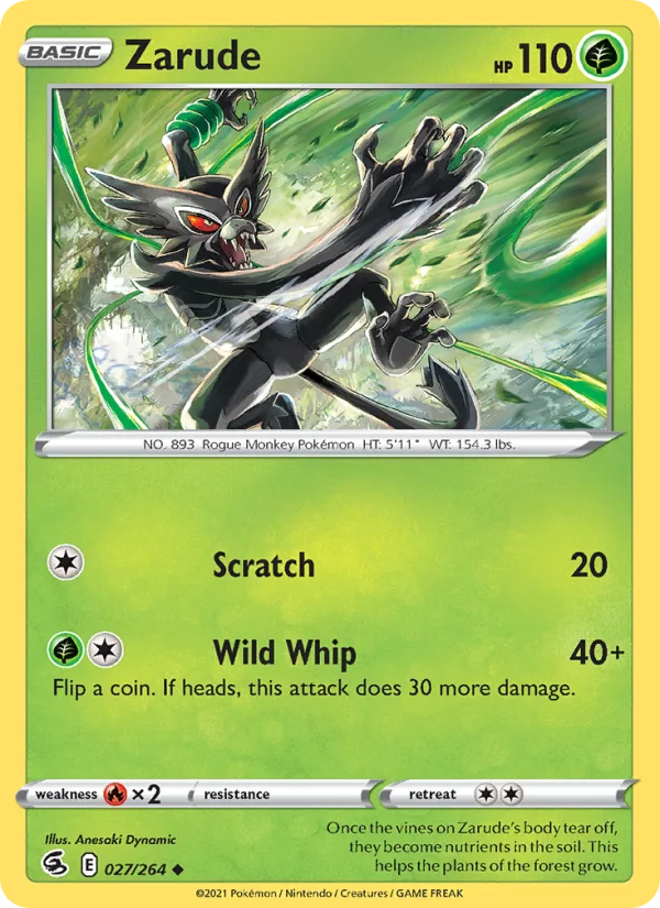 Zarude · Fusion Strike 27/264