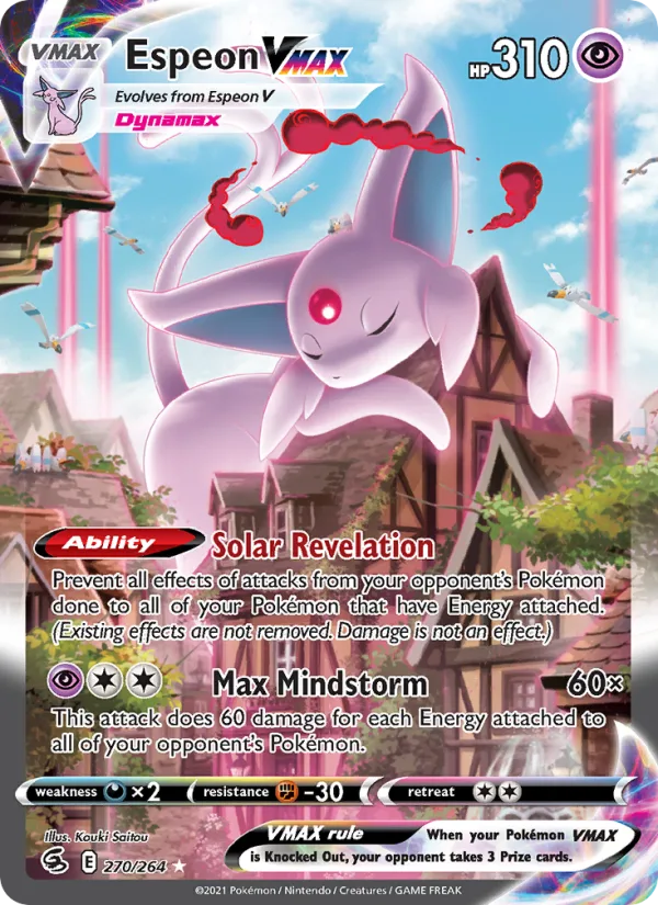 Espeon VMAX · Fusion Strike 270/264