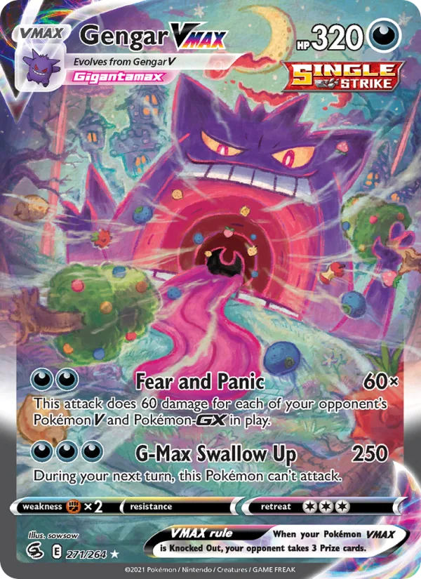Gengar VMAX · Fusion Strike 271/264