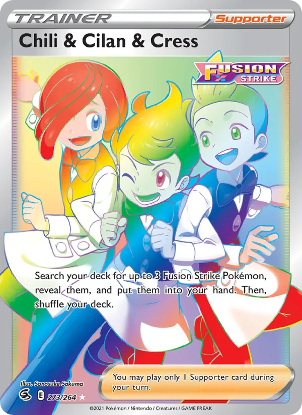 Chili & Cilan & Cress · Fusion Strike 273/264