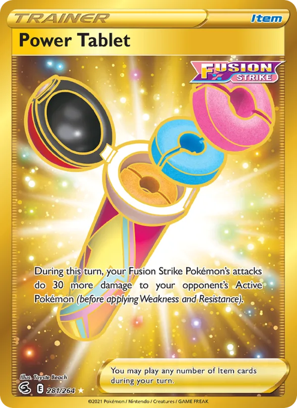 Power Tablet · Fusion Strike 281/264