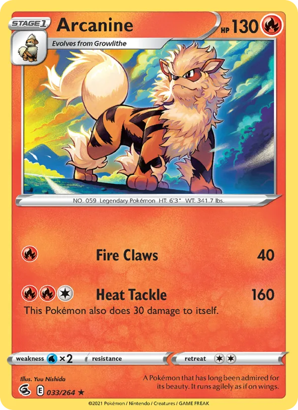 Arcanine · Fusion Strike 33/264