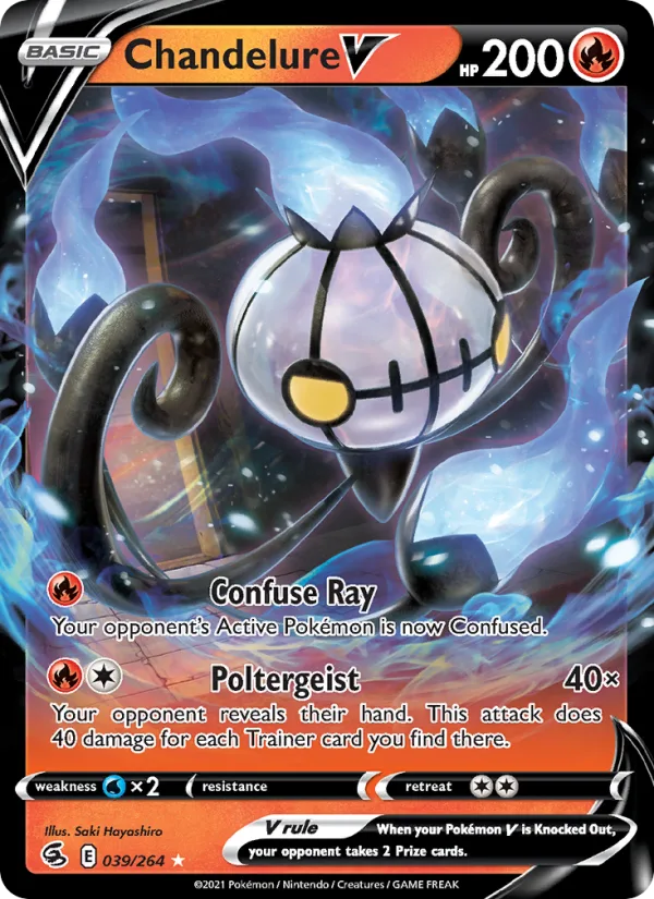 Chandelure V · Fusion Strike 39/264