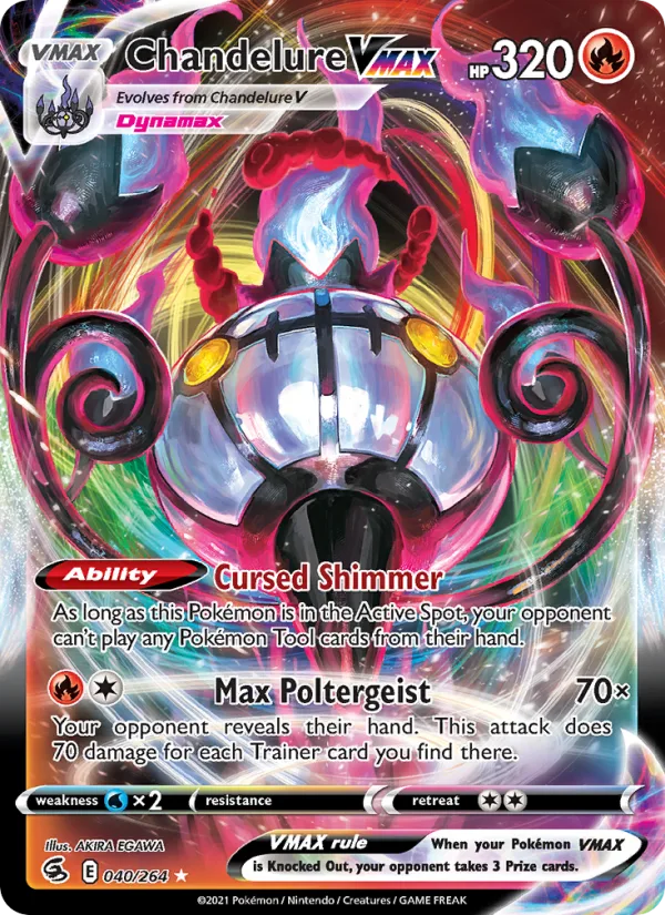 Chandelure VMAX · Fusion Strike 40/264