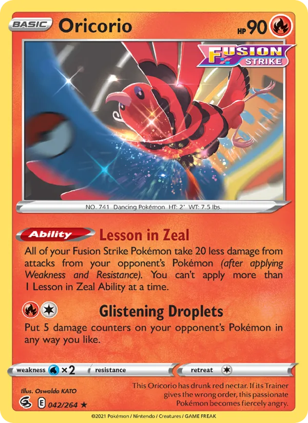 Oricorio · Fusion Strike 42/264