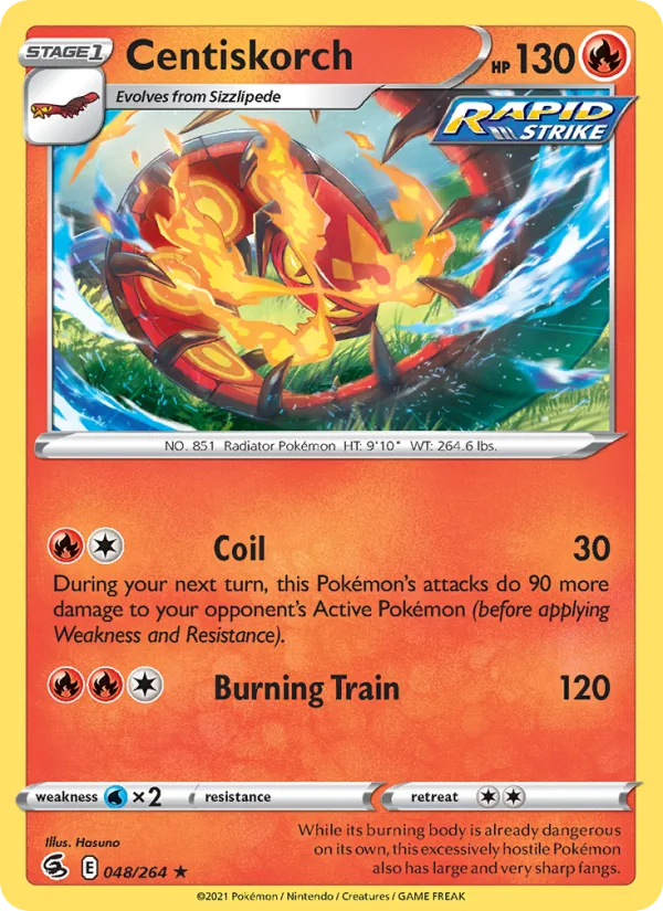 Centiskorch · Fusion Strike 48/264