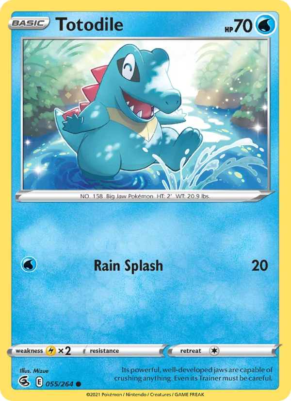 Totodile · Fusion Strike 55/264