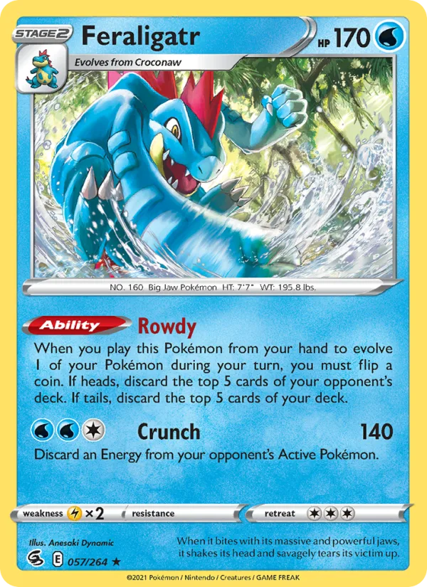 Feraligatr · Fusion Strike 57/264