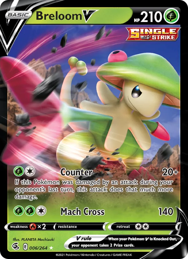 Breloom V · Fusion Strike 6/264