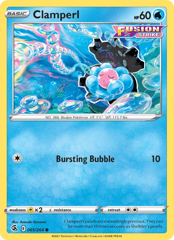 Clamperl · Fusion Strike 65/264