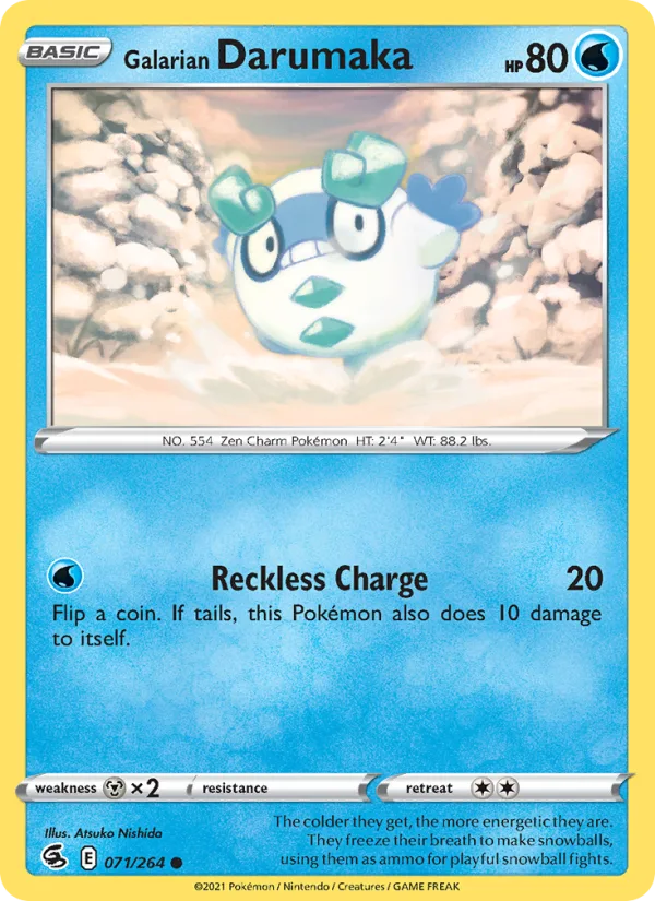 Galarian Darumaka · Fusion Strike 71/264