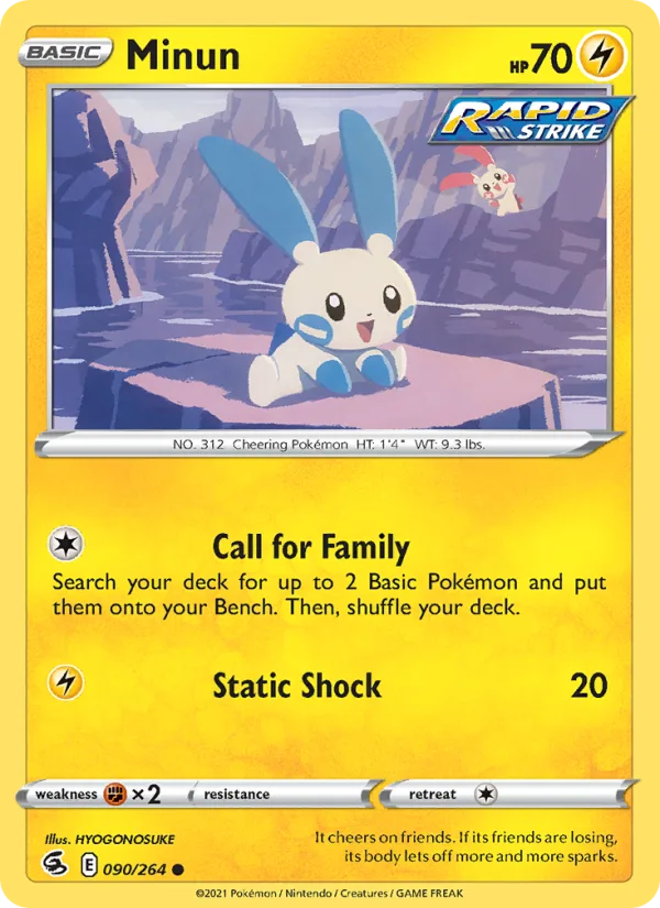 Minun · Fusion Strike 90/264