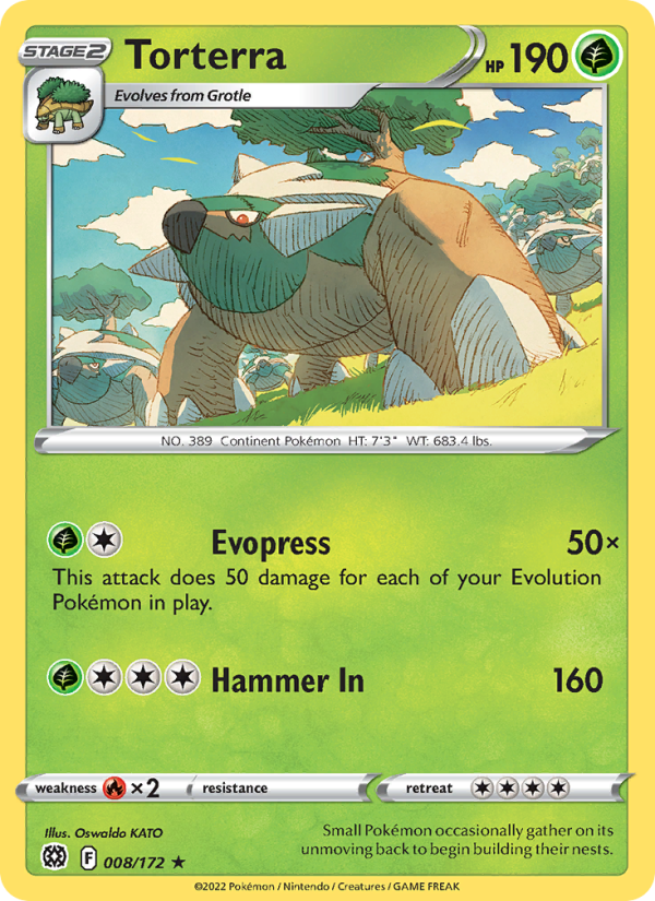 Torterra · Brilliant Stars 008/172