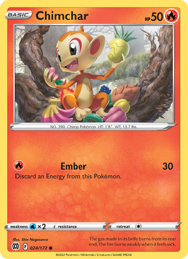 Chimchar · Brilliant Stars 024/172