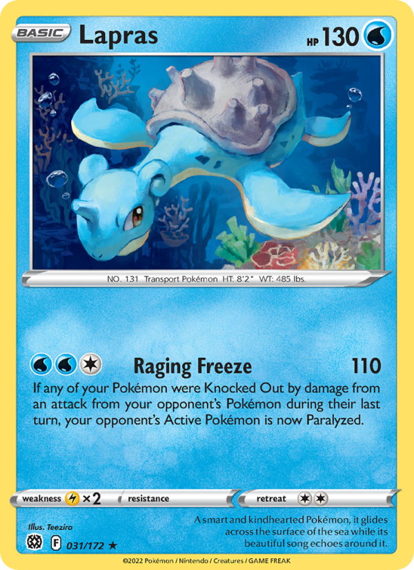 Lapras · Brilliant Stars 031/172