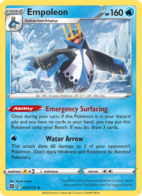 Empoleon · Brilliant Stars 037/172