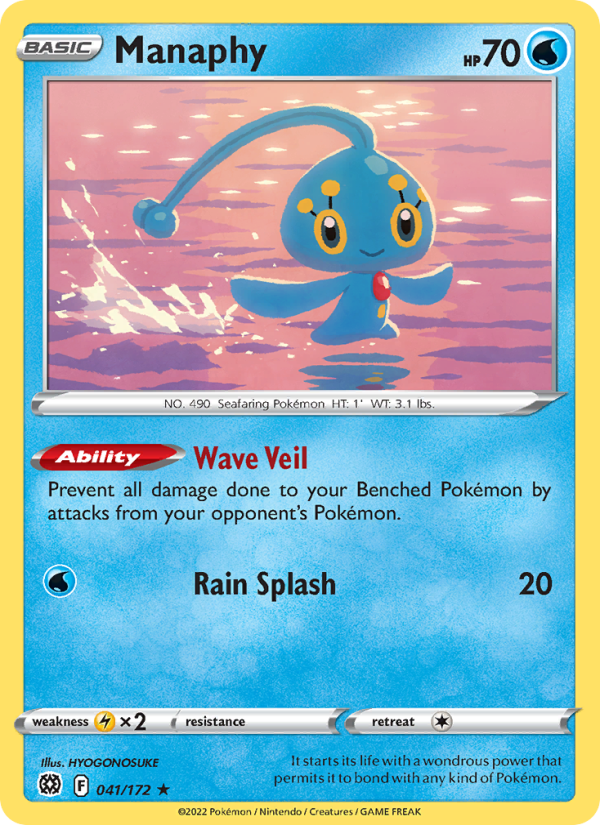 Manaphy · Brilliant Stars 041/172
