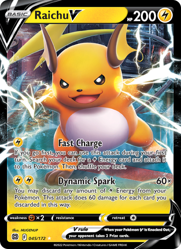 Raichu V · Brilliant Stars 045/172