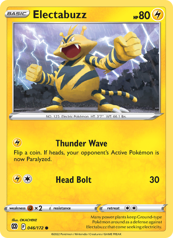 Electabuzz · Brilliant Stars 046/172