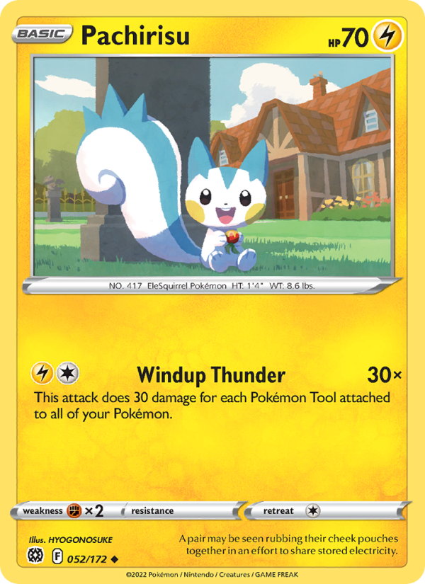 Pachirisu · Brilliant Stars 052/172