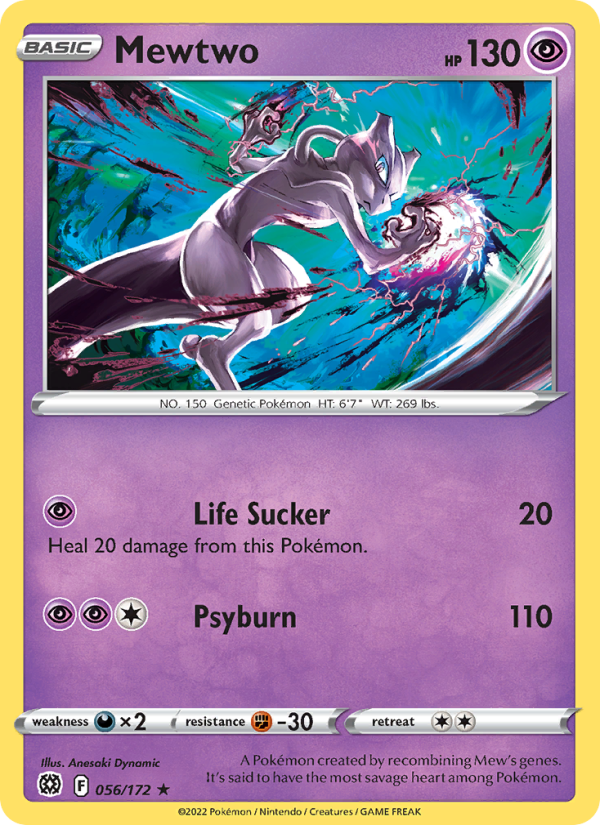Mewtwo · Brilliant Stars 056/172