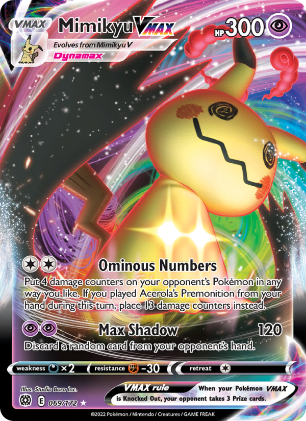 Mimikyu VMAX · Brilliant Stars 069/172