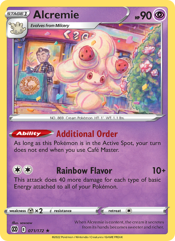 Alcremie · Brilliant Stars 071/172