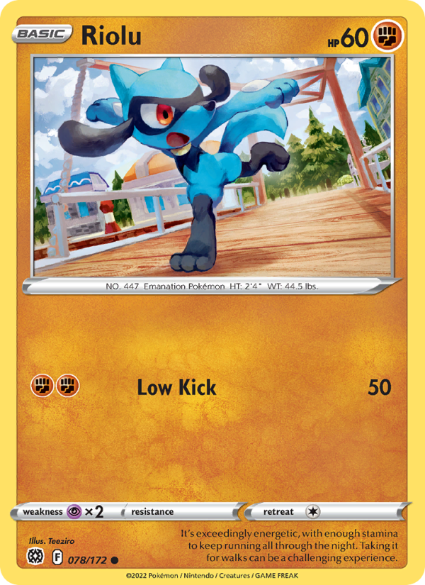 Riolu · Brilliant Stars 078/172