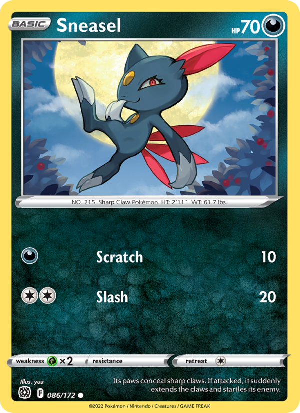 Sneasel · Brilliant Stars 086/172
