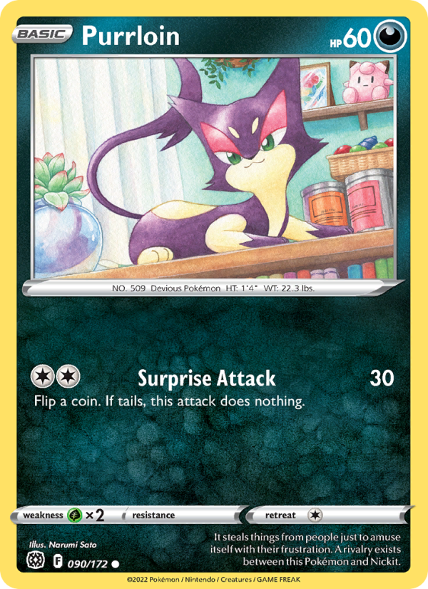 Purrloin · Brilliant Stars 090/172
